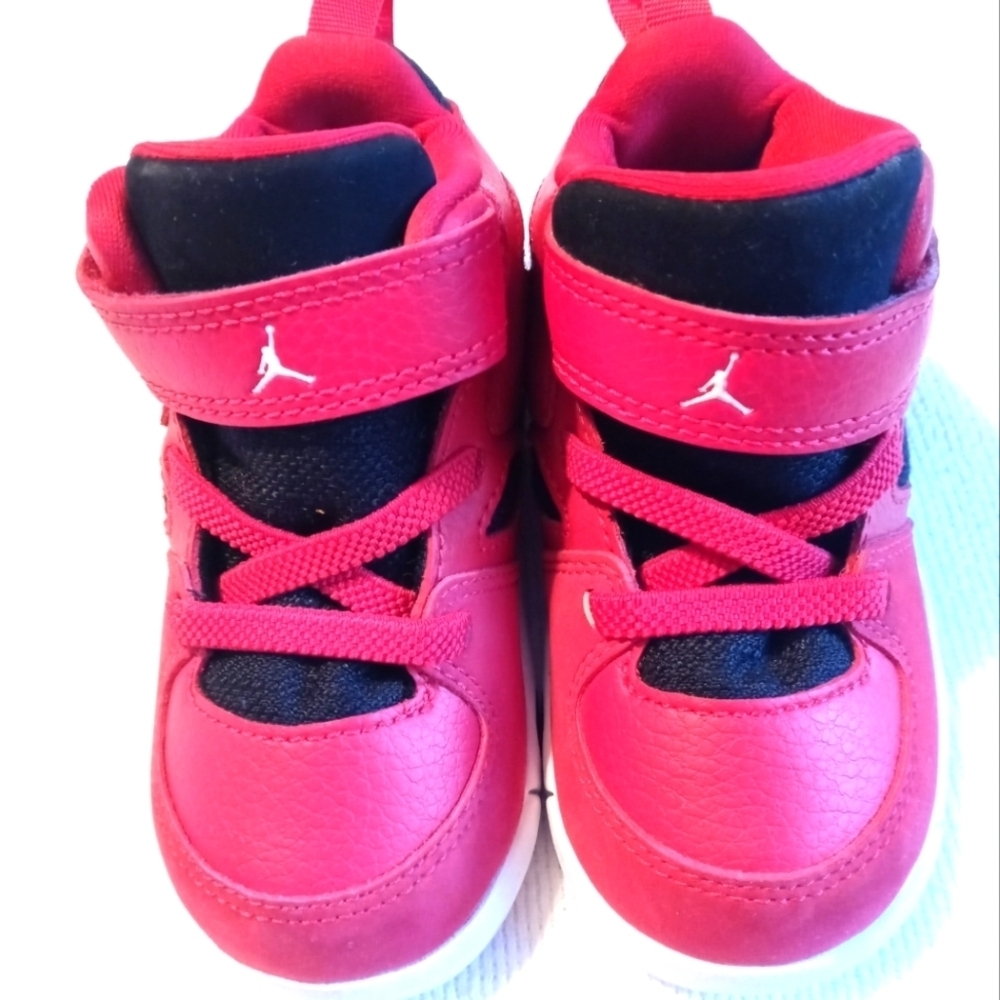 Jordan's babies red sneakers size 5c